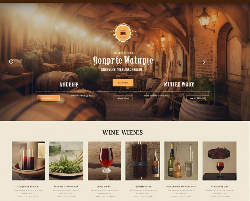 Restaurant website design